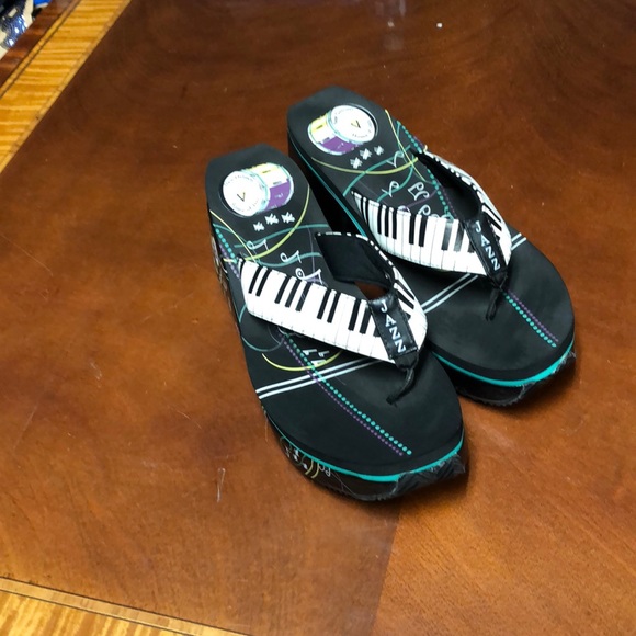 Volatile New Orleans Home of Jazz sandals